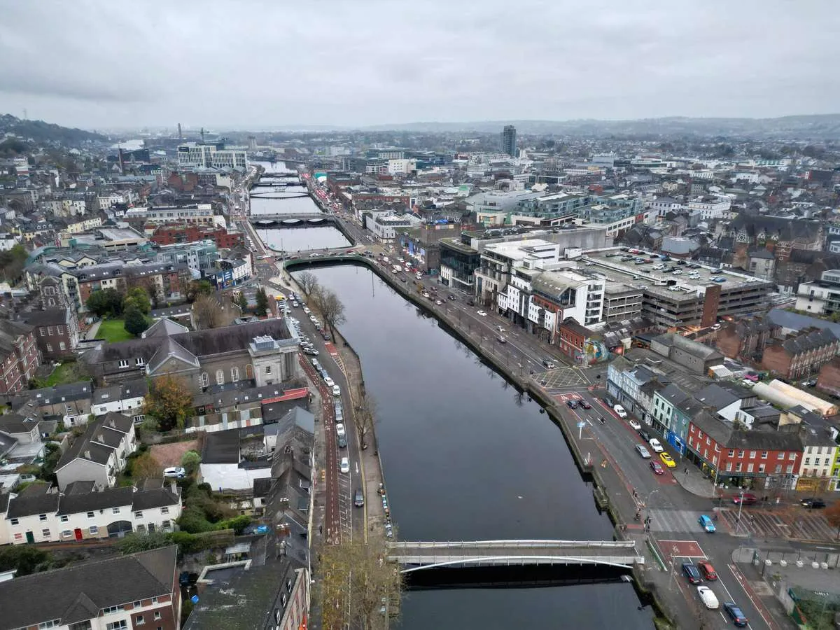 Aerial View of Cork City