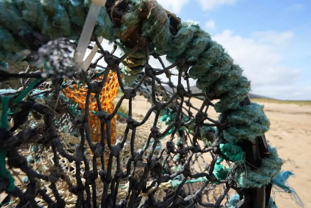 Lobster pot on Tullagh Strand 