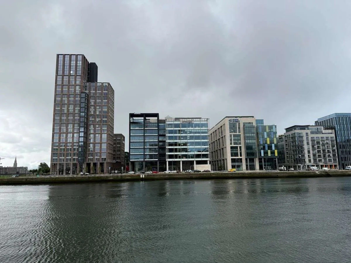 Dublin Docklands from across the River Liffey