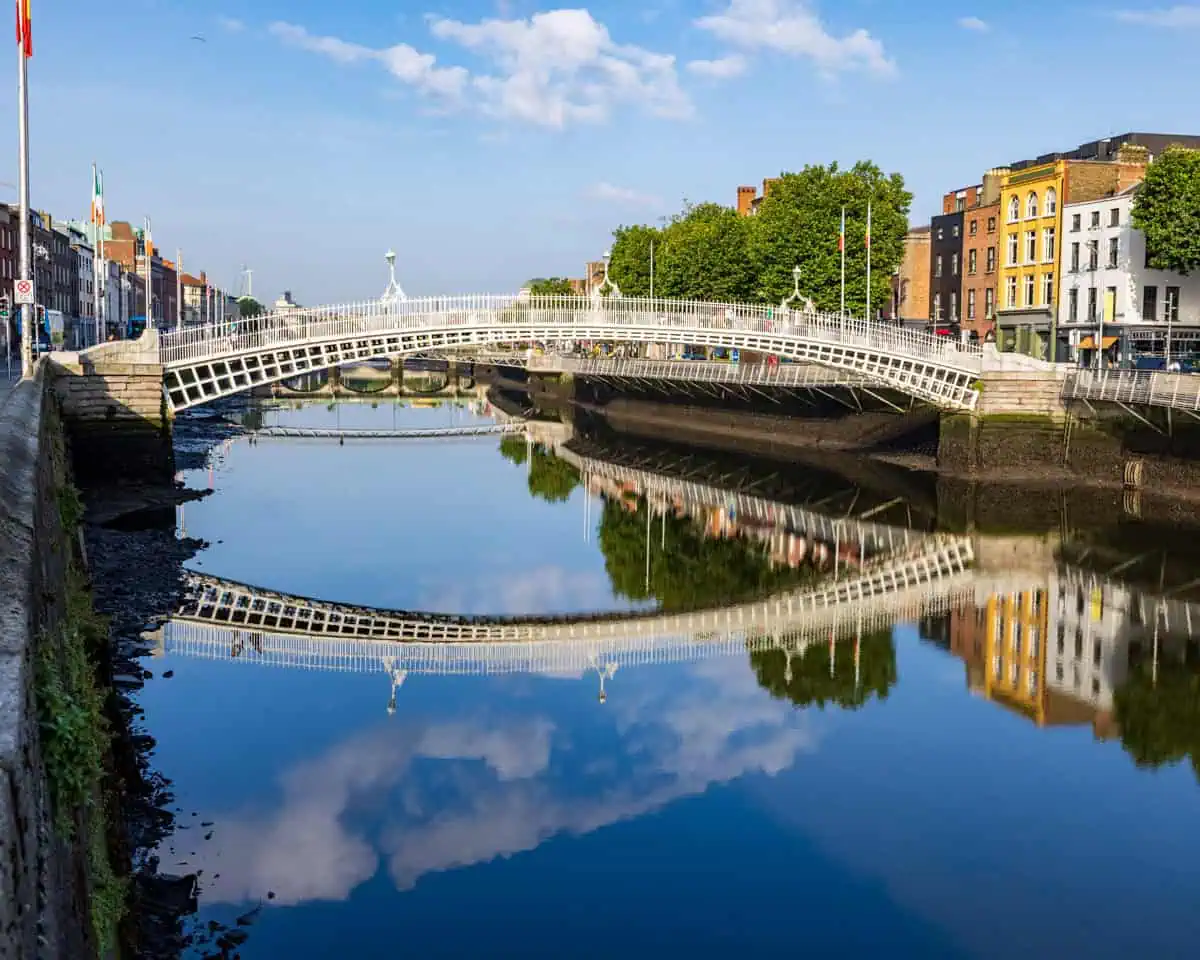 Ha'penny Bridge, River Liffey, Dublin - Courtesy Gareth McCormack